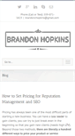 Mobile Screenshot of brandon-hopkins.com